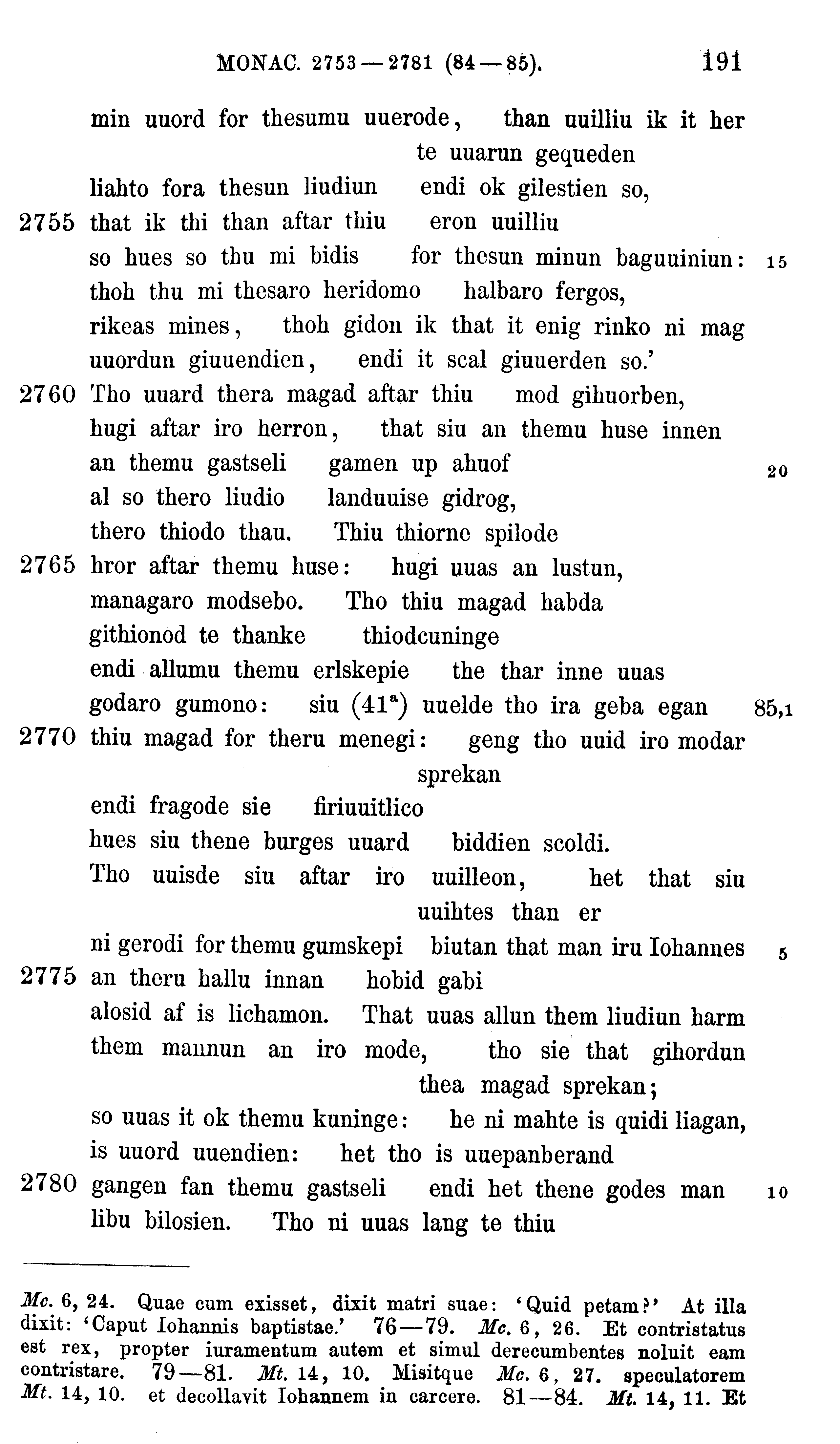 facsimile image (Sievers 1878, p. 191)