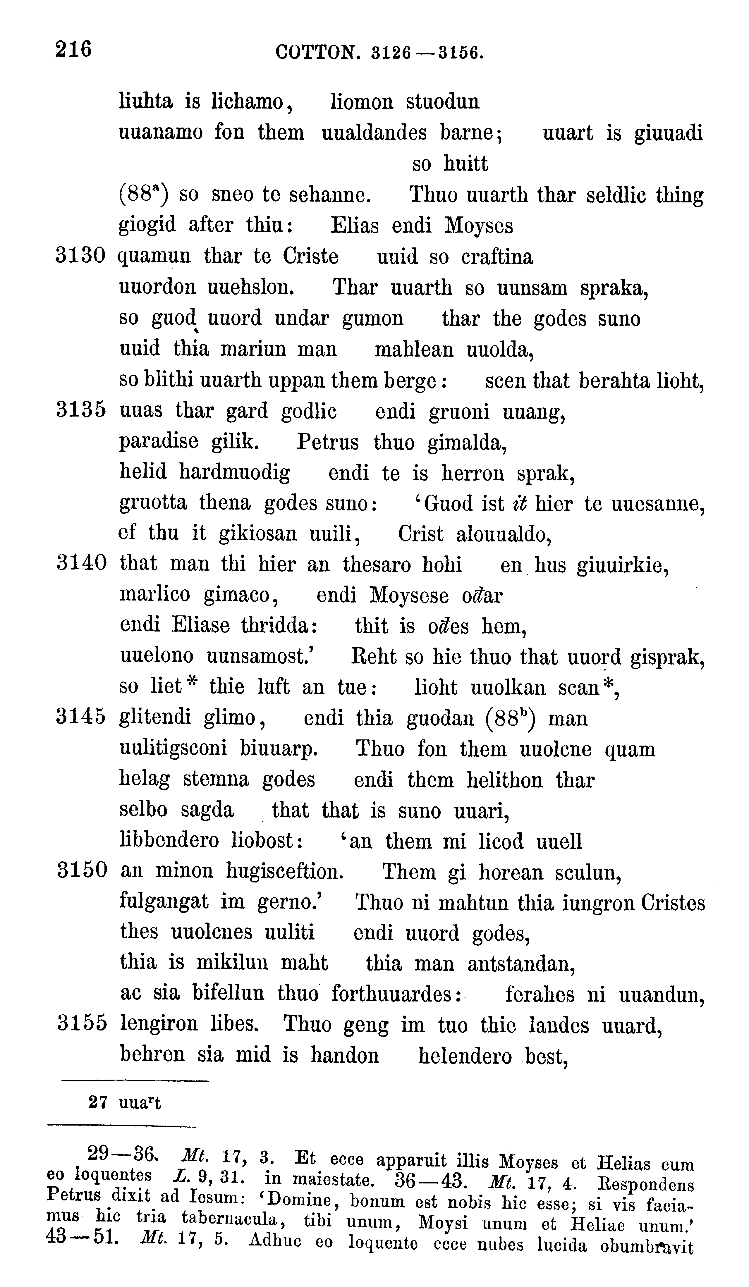 facsimile image (Sievers 1878, p. 216)