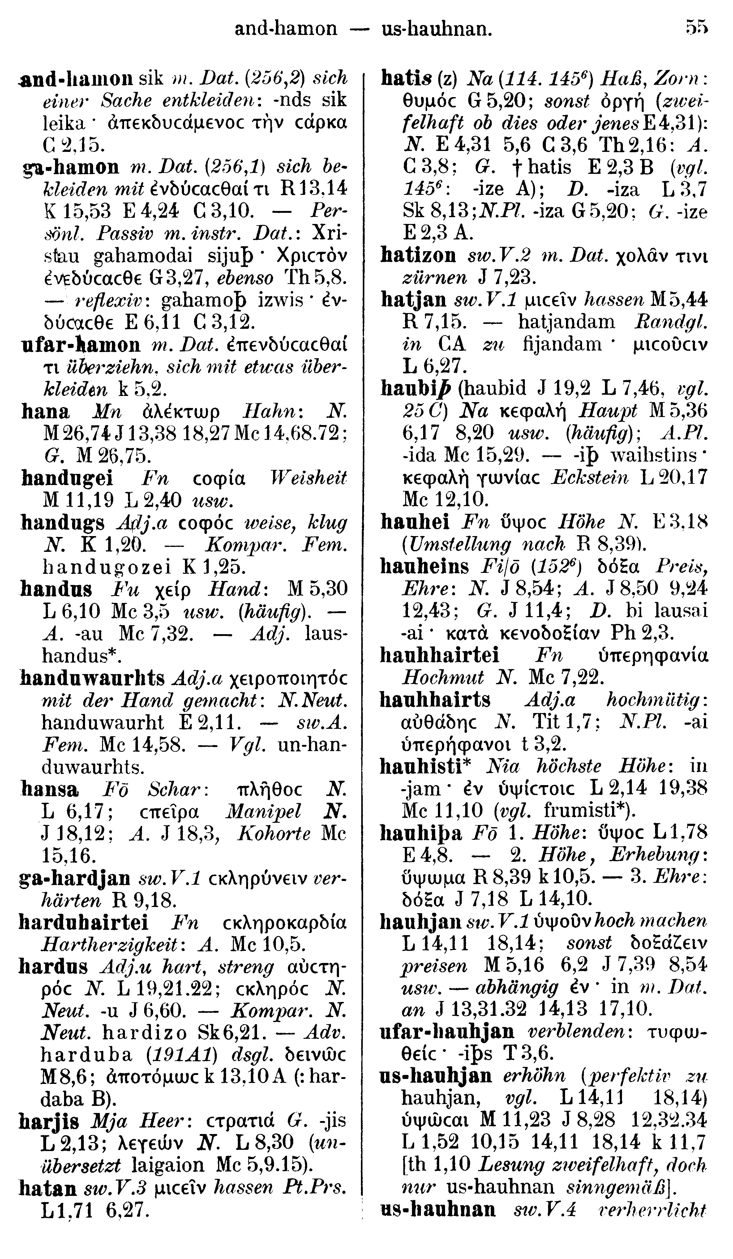 facsimile image (Streitberg 1910, p. 55)