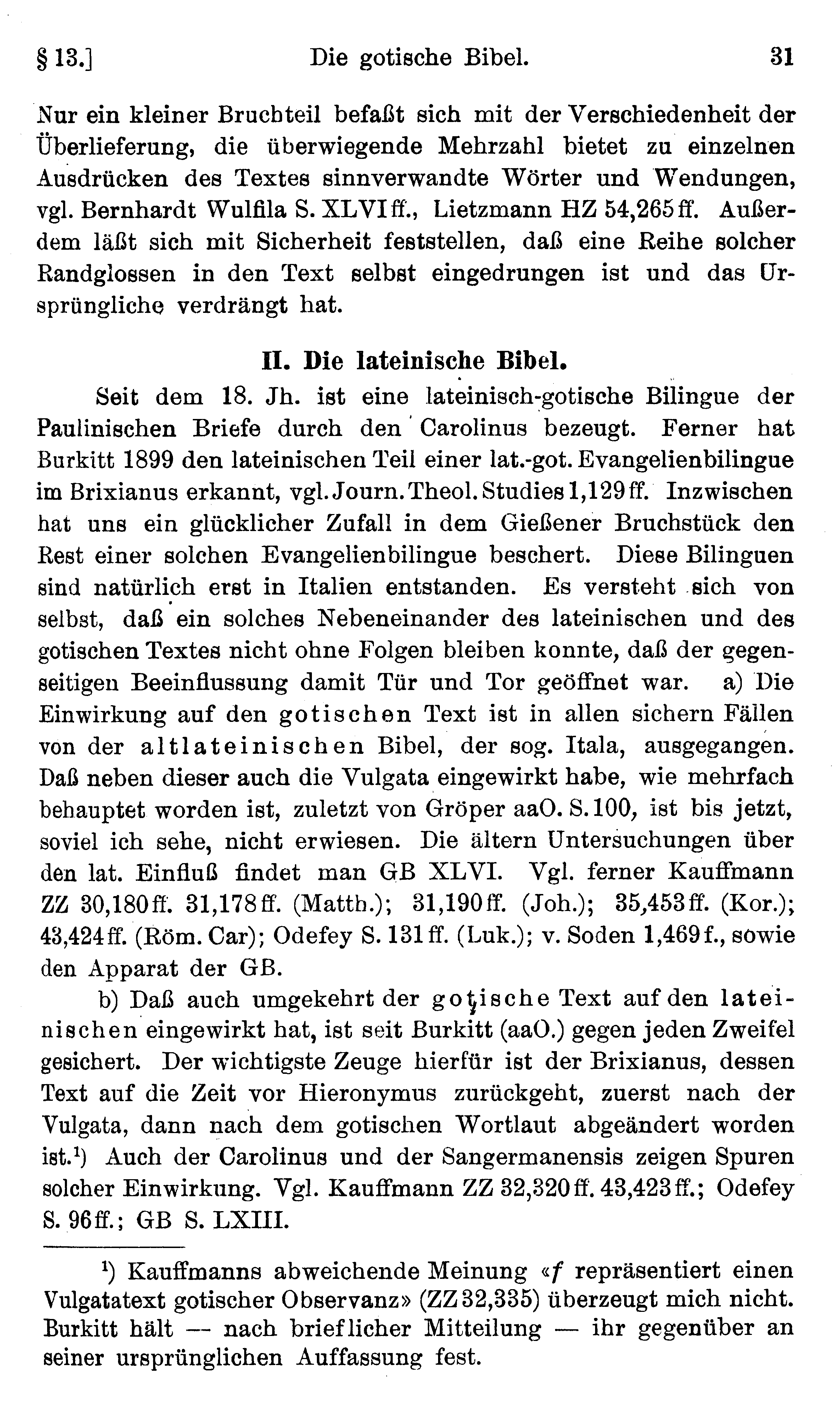 facsimile image (Streitberg 1920, p. 31)