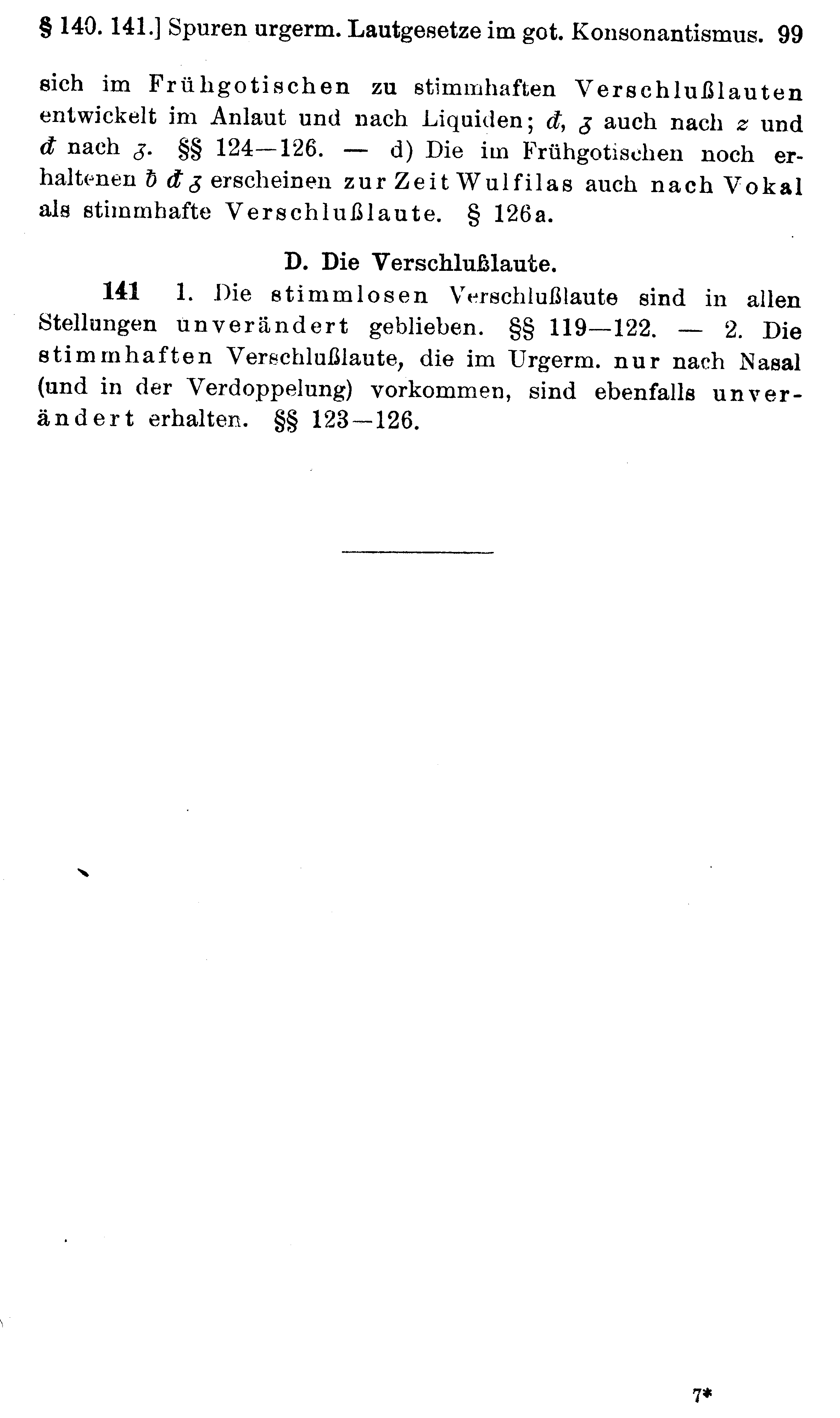 facsimile image (Streitberg 1920, p. 99)